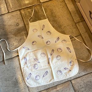 100 percent cotton Muslin Made in the USA Jersey Fresh corn and tomato apron
